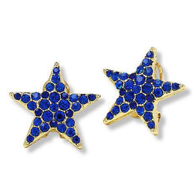 HEIDI DAUS®"Stars" Crystal Button Star Earrings