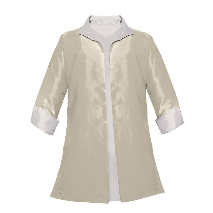 HEIDI DAUS® "Elegant Solution" Autumn Color Long Reversible Jacket