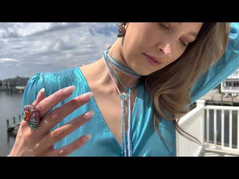 Heidi Daus®"Live Stream" Beaded Crystal Lariat Necklace