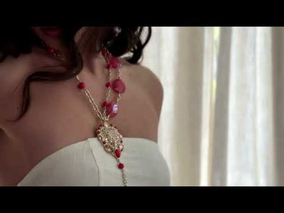 Heidi Daus®"Santa Fe" Beaded Crystal Heart Necklace