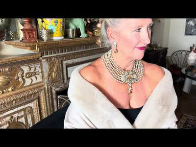 HEIDI DAUS® "Queen's Reign" Beaded Crystal Statement Necklace