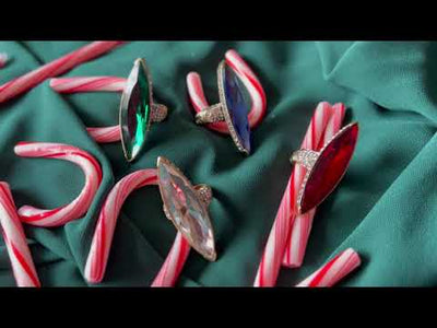 HEIDI DAUS® "Fabulous Feng Shui" Crystal Cocktail Statement Ring