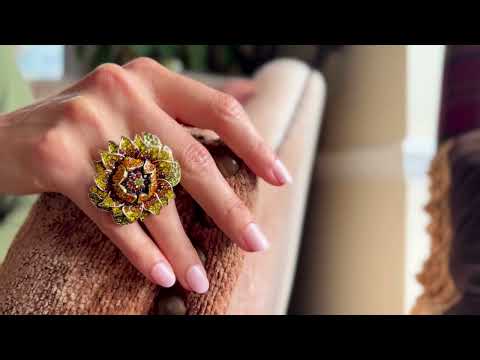 Heidi Daus®"Late Bloomer" Crystal Flower Ring