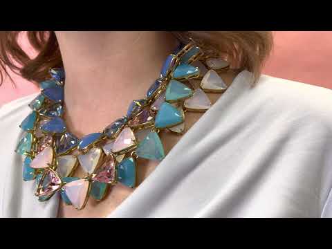 HEIDI DAUS®"Trillionaire" Crystal Deco Necklace