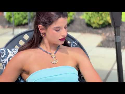 HEIDI DAUS® "Blooming Anchor" Beaded Crystal Floral Anchor Necklace