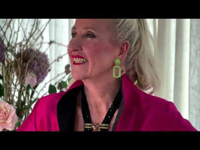 Heidi Daus®"Window Pane" Crystal Dangle Earrings