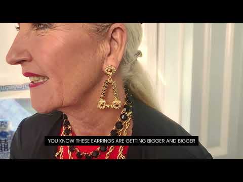 Heidi Daus®"Atlantis Legend" Crystal Deco Dangle Earrings