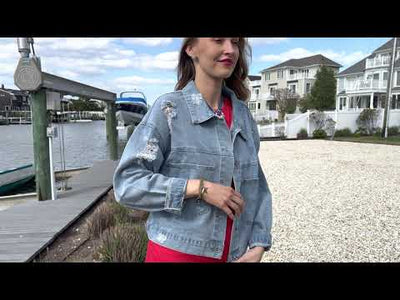 Heidi Daus®"Star Sparkle" Crystal Star Charm Toggle Bracelet