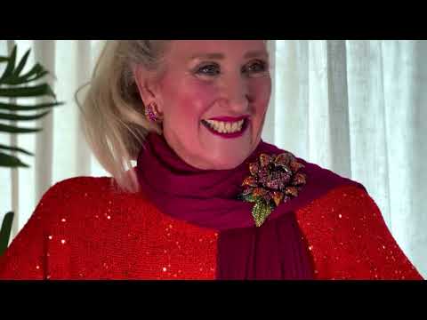 Heidi Daus® "Late Bloomer" Crystal Floral Pin