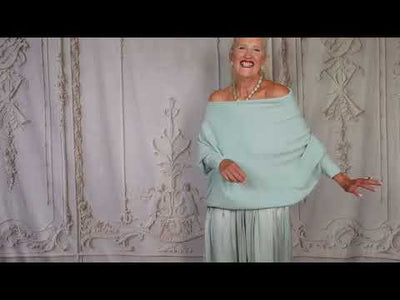 HEIDI DAUS® "New Elegance" Satin Wide Leg Pants