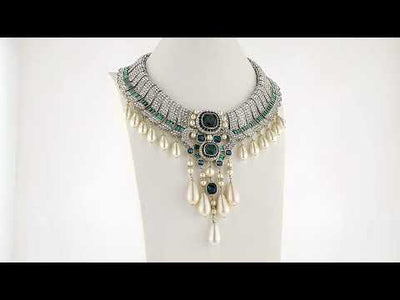 HEIDI DAUS®"Lavish Luxor" Art Deco Statement Necklace