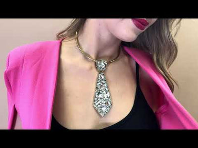 HEIDI DAUS®"Power Dressing" Crystal Tie Enhancer Pin