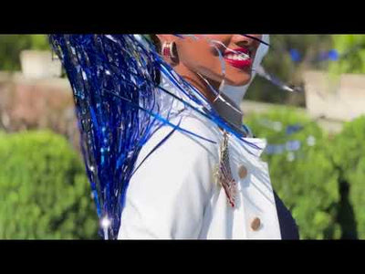 HEIDI DAUS® "So Swag" Crystal & Enamel Patriotic Flag Pin