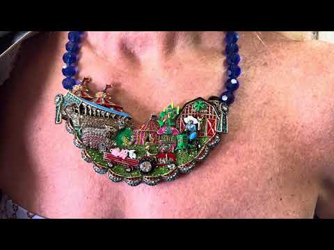HEIDI DAUS® "County Fair" Beaded Crystal Fair Sparklescape Necklace