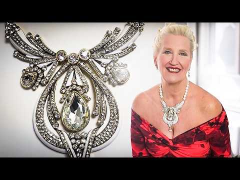 Heidi Daus® "Draped In Deco" Beaded Crystal & Enamel  Deco Necklace