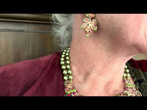 Heidi Daus® "Many Hues Of Autumn" Crystal Leave Dangle Earrings
