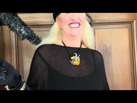 HEIDI DAUS ®"All In A Day's Work" Crystal Halloween Pin