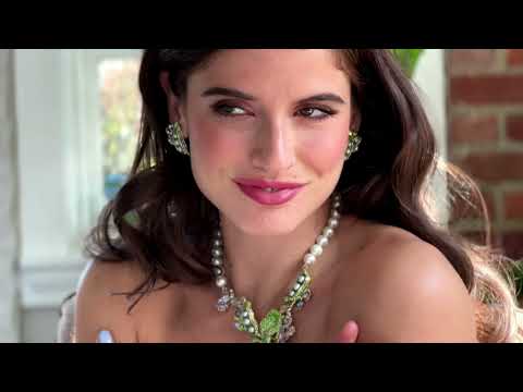 Heidi Daus®"Sweet Peas" Beaded Crystal & Enamel Necklace