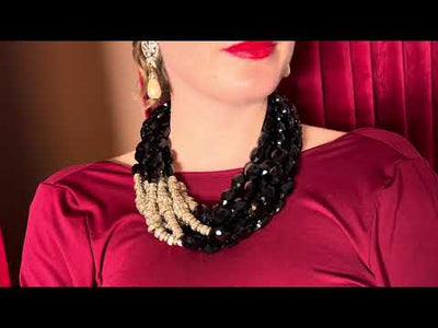 HEIDI DAUS®"Many Splendid Things" Beaded Crystal Rondell Statement Necklace