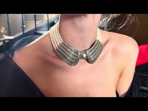 HEIDI DAUS® "French Collar" Beaded Crystal Art Deco Necklace
