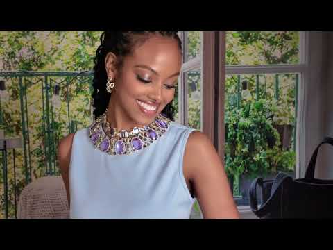 HEIDI DAUS® “Violet Moda Roma” 4-Piece Crystal Styling Suite — Large