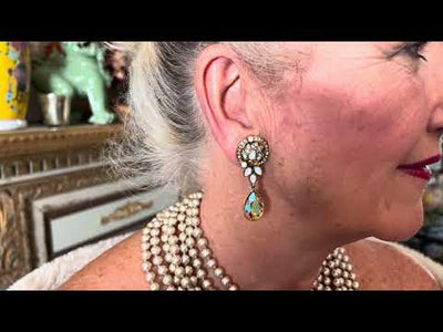 HEIDI DAUS®"Queen's Reign" Crystal Statement Dangle Earrings