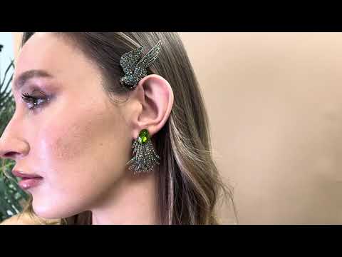 HEIDI DAUS® "Birds Eye View" Crystal Bird Earrings