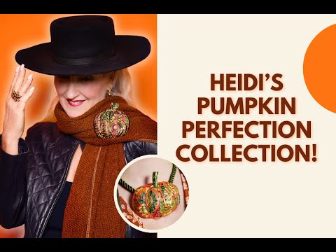 Heidi Daus® "Pastiche" Crystal & Enamel Pumpkin Pin