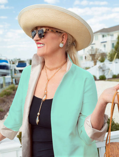 Heidi Daus® "Luxe Be A Lady" Reversible Blazer