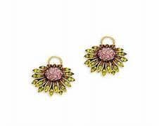 HEIDI DAUS®"Butterflies Are Back" Crystal Floral Button Earrings