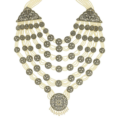 Heidi Daus® "Goddess Of Love" Swarovski & Pearl Iconic Statement Necklace - Heidi Daus®