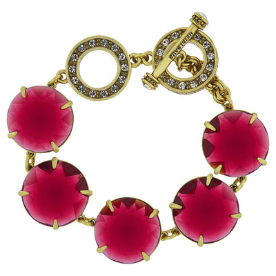 HEIDI DAUS®"Devil Wears Heidi" Grand Round Crystal Bracelet
