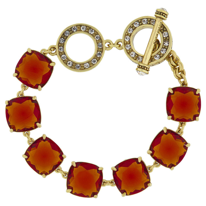 HEIDI DAUS®"Devil Wears Heidi" Crystal Cushion Cut Bracelet HEIDI DAUS®