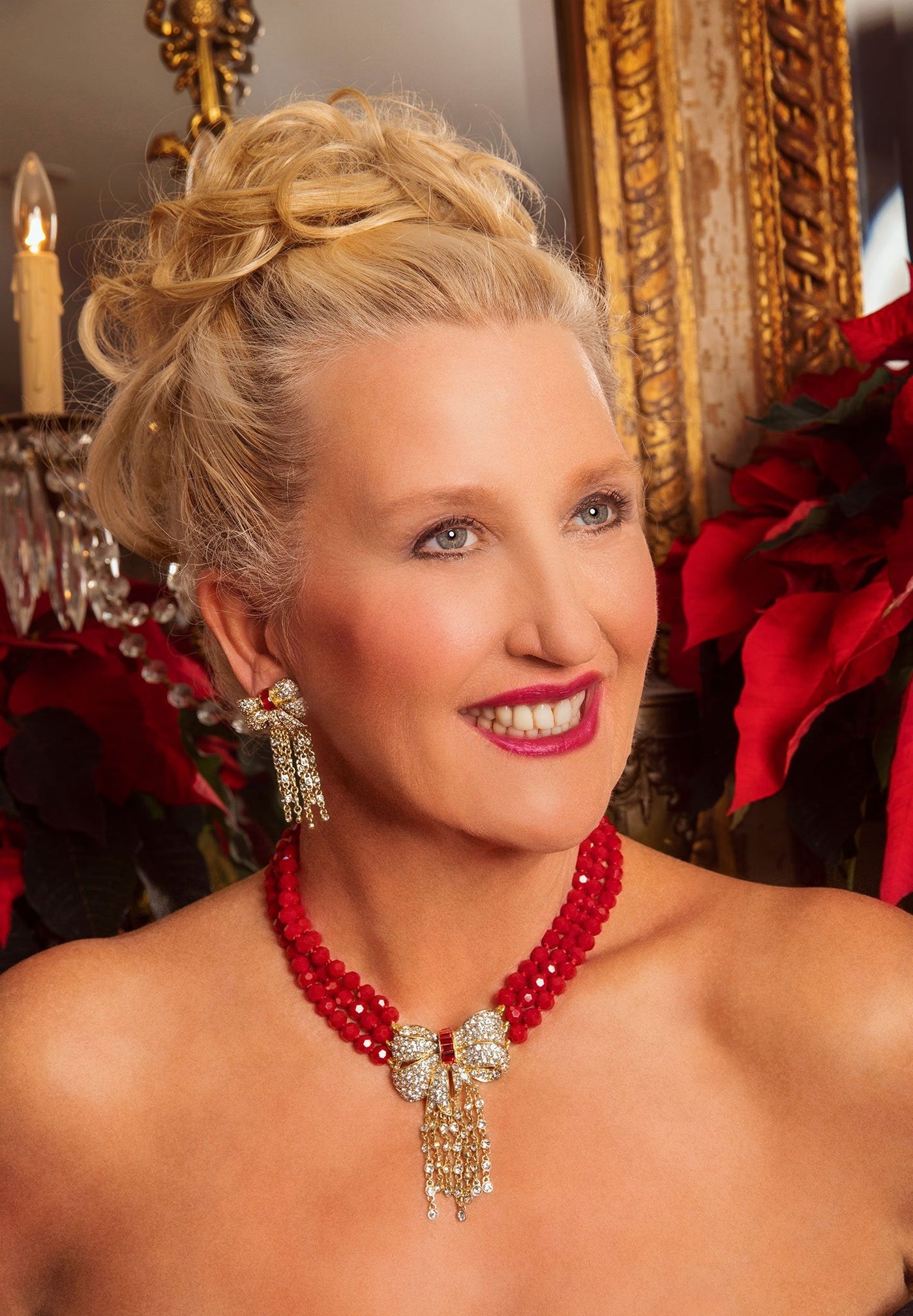 HEIDI DAUS® "Haute Bow" Beaded Crystal Bow Necklace HEIDI DAUS®