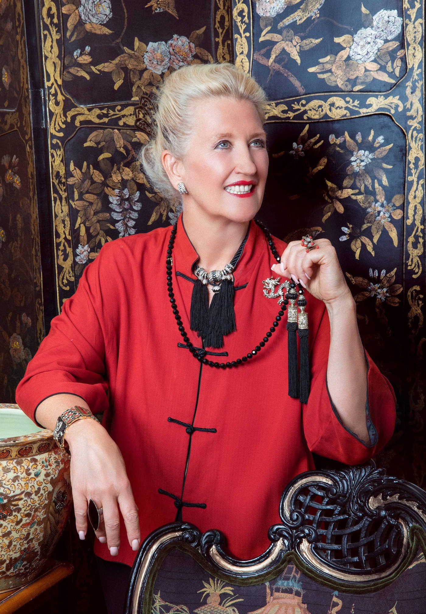 HEIDI DAUS®"Fringe Benefit" Crystal Tassel Cord Necklace