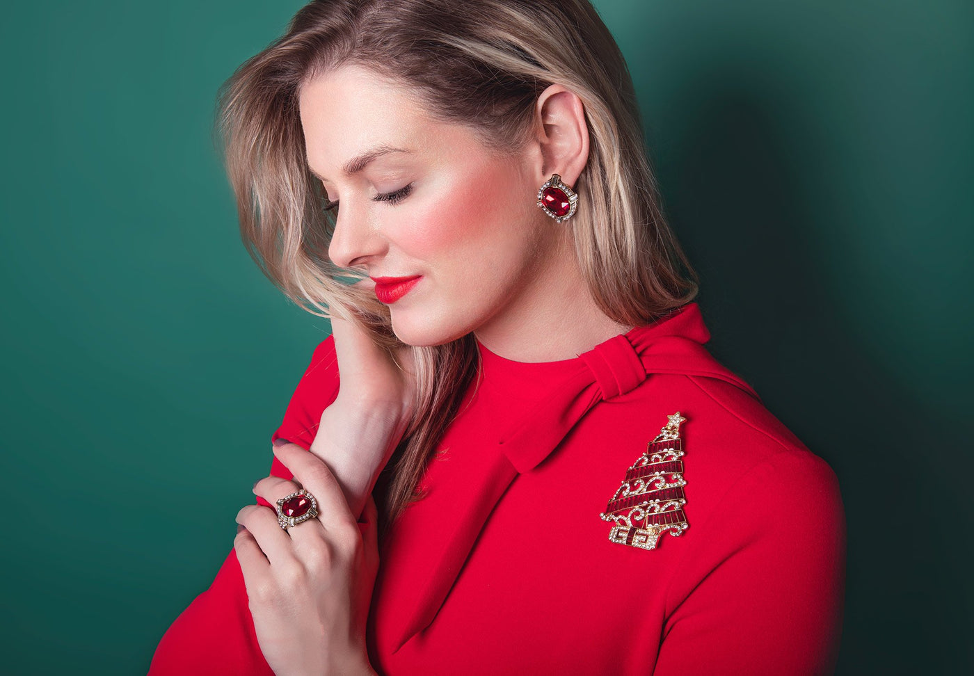 Heidi Daus®"Bold & Beautiful" Crystal Button Earring