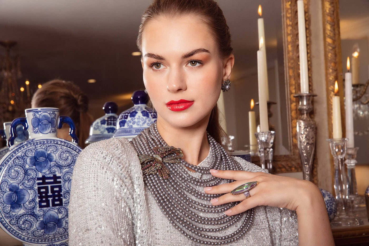 HEIDI DAUS®"Fabulous Feng Shui" Oversized Crystal Statement Ring HEIDI DAUS®