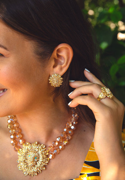HEIDI DAUS®"Lion In The Sun" Crystal Lion Earrings - Heidi Daus®
