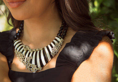 HEIDI DAUS®"Beautiful Banding" Enamel Crystal Beaded Necklace - Heidi Daus®
