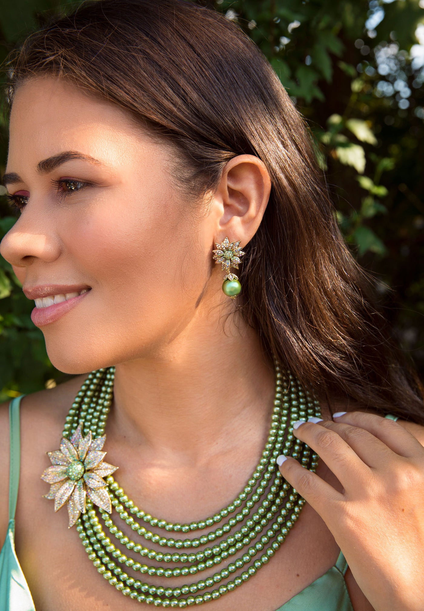 HEIDI DAUS®"Holiday Wishes" Beaded Crystal Floral Necklace - Heidi Daus®