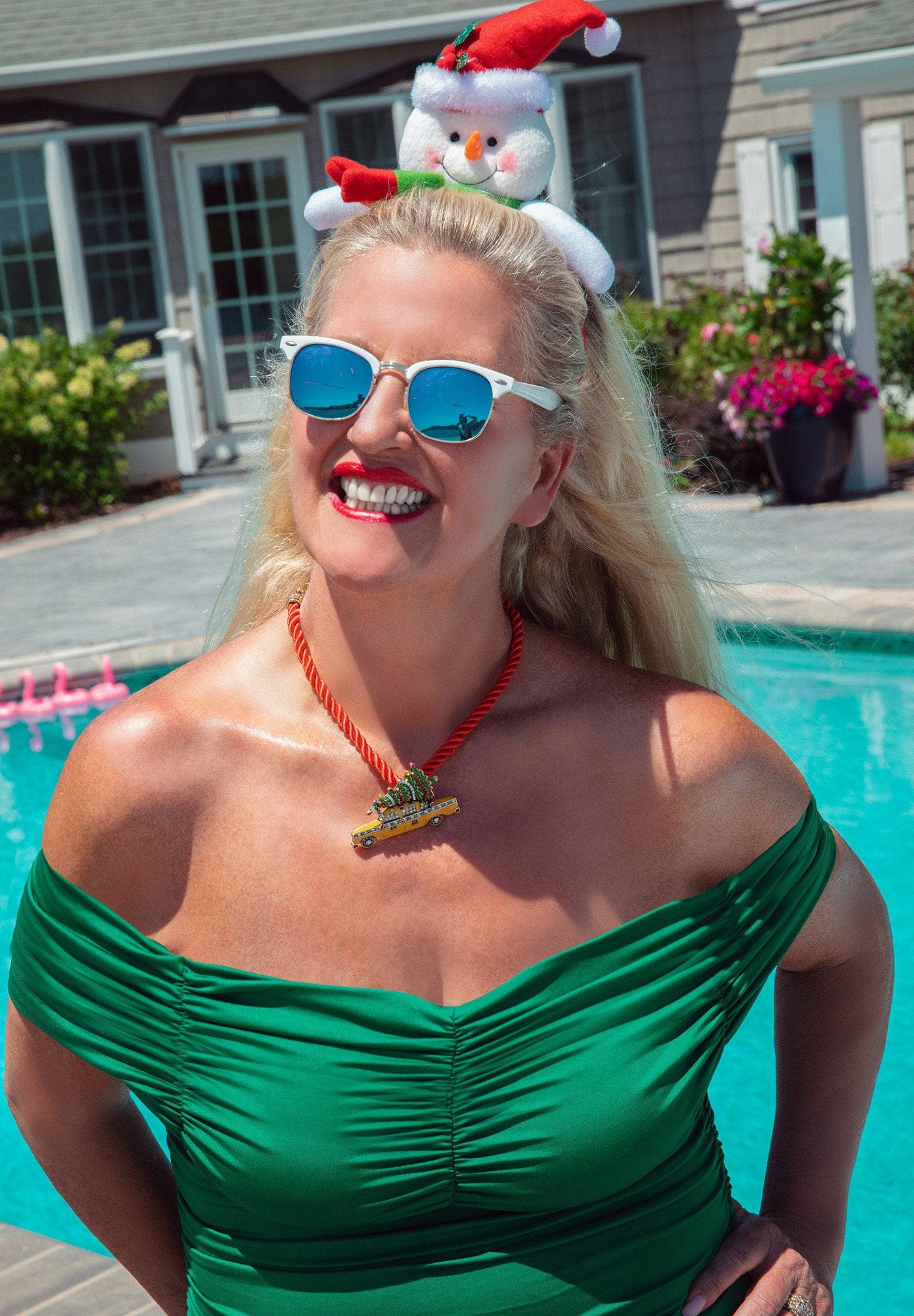 HEIDI DAUS®"Santa's Other Sleigh" Enamel  Crystal Holiday Pin HEIDI DAUS®