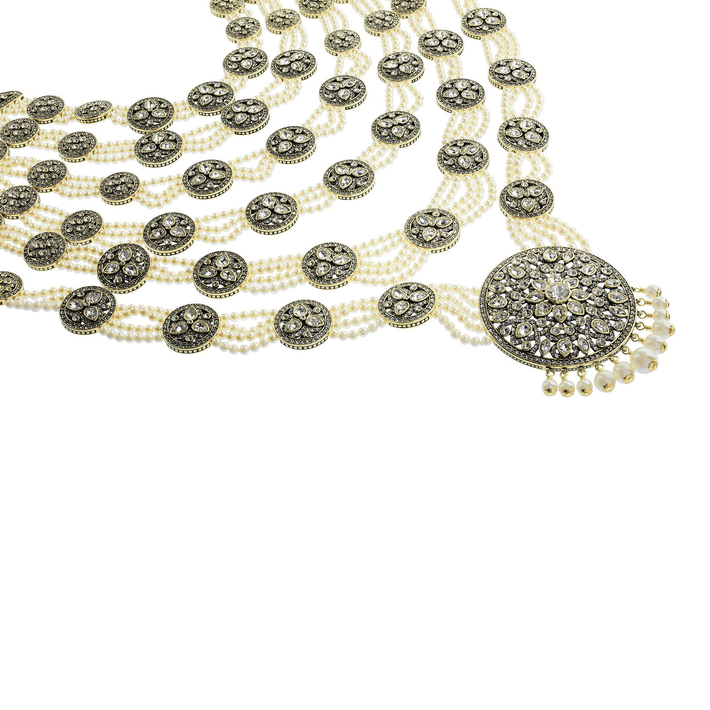 Heidi Daus® "Goddess Of Love" Swarovski & Pearl Iconic Statement Necklace - Heidi Daus®