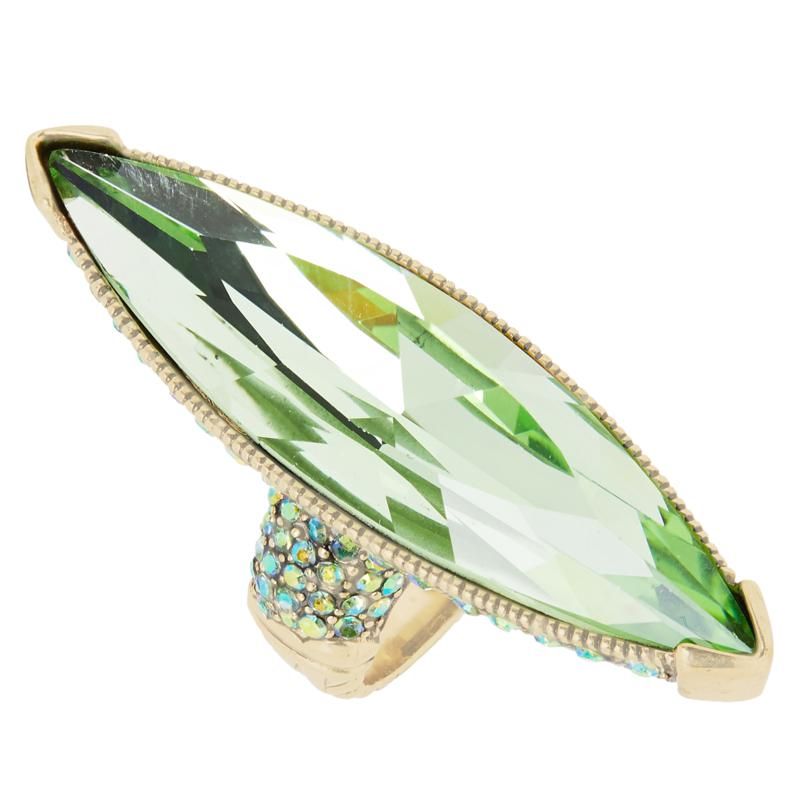 HEIDI DAUS®"Fabulous Feng Shui" Crystal Crystal Oversized Ring