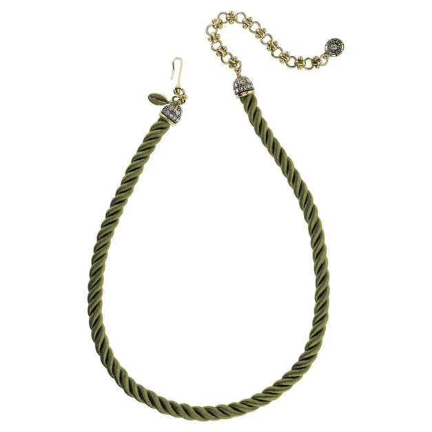 Heidi Daus® "Elegant Essentials" Pin Enhancer Cord Necklace - Heidi Daus®