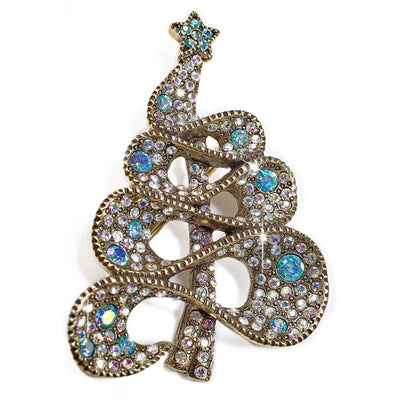 HEIDI DAUS® "Gorgeous Garland" Crystal X-mas Tree Pin - Heidi Daus®