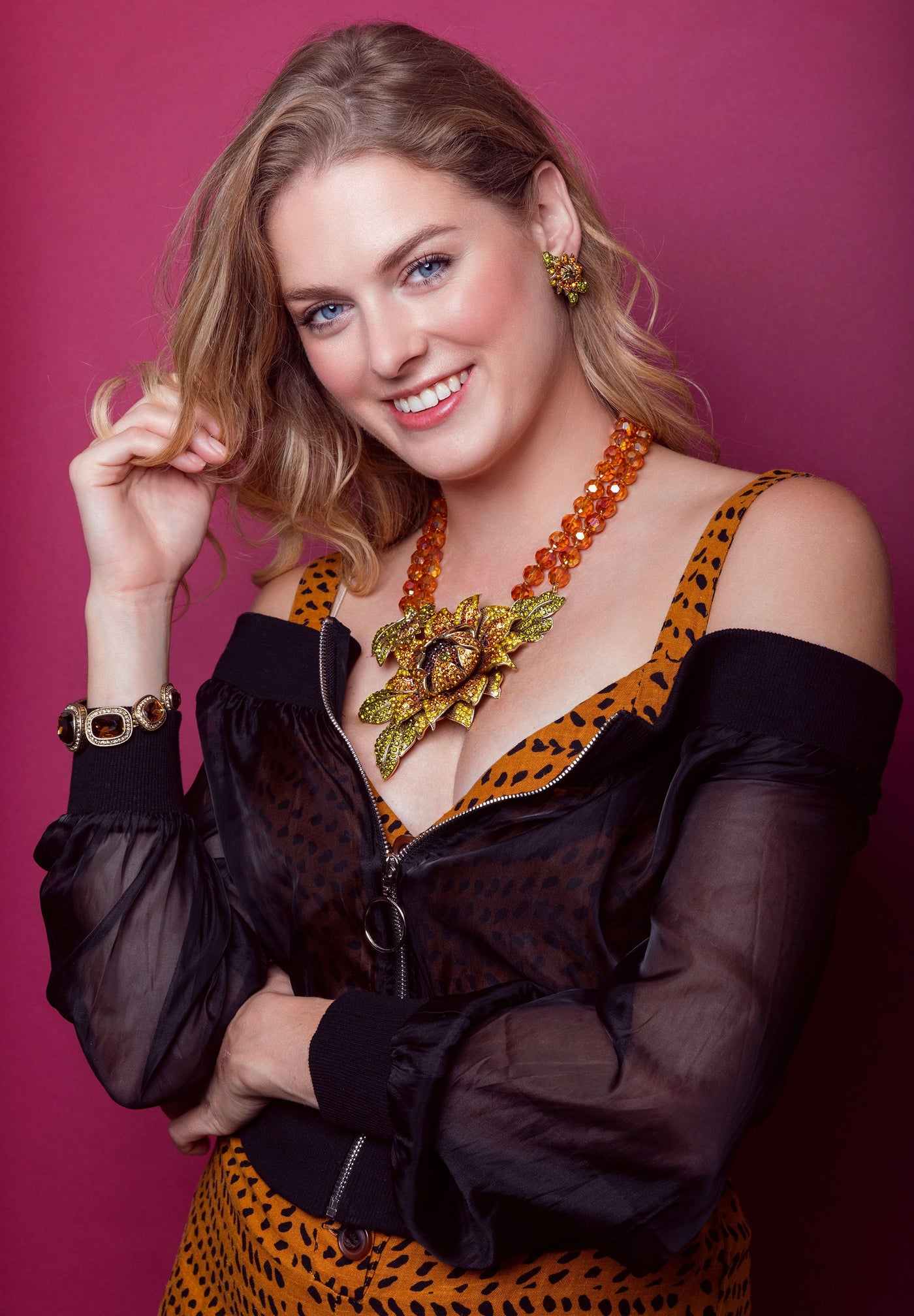 Heidi Daus®"Late Bloomer" Crystal & Beaded Flower Necklace - Heidi Daus®