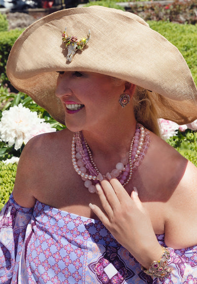 HEIDI DAUS®"Western Whimsy" Crystal Longhorn Pin - Heidi Daus®