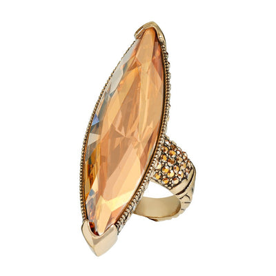 HEIDI DAUS®"Fabulous Feng Shui" Crystal Crystal Oversized Ring - Heidi Daus®