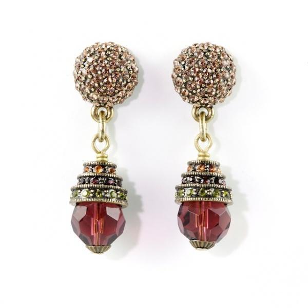 Classically Heidi" Beaded Crystal Drop Earrings - Heidi Daus®