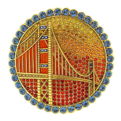 HEIDI DAUS® "Golden Gate Glamour" Crystal Pin - Heidi Daus®